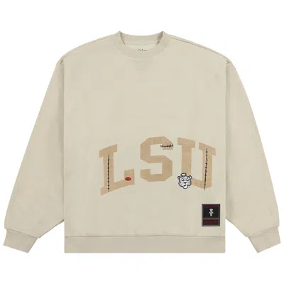 Pre-owned Cactus Jack By Travis Scott X Mitchell & Ness Louisiana State University Handdrawn Tee 'tan'