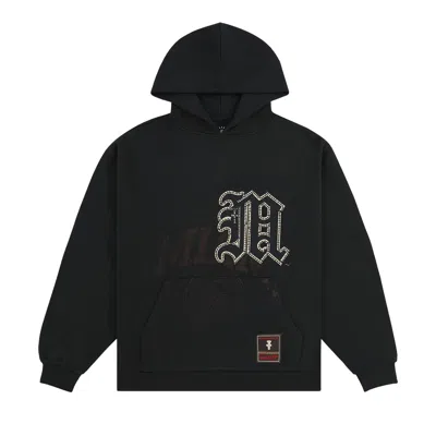 Pre-owned Cactus Jack By Travis Scott X Mitchell & Ness University Of Miami Hoodie 'black' | Men's Size M