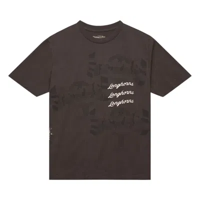 Pre-owned Cactus Jack By Travis Scott X Mitchell & Ness University Of Texas Seal Tee 'brown' | Men's Size L