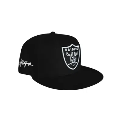 Pre-owned Cactus Jack By Travis Scott X Nfl X Las Vegas Raiders Hat 'black' | Men's Size 7