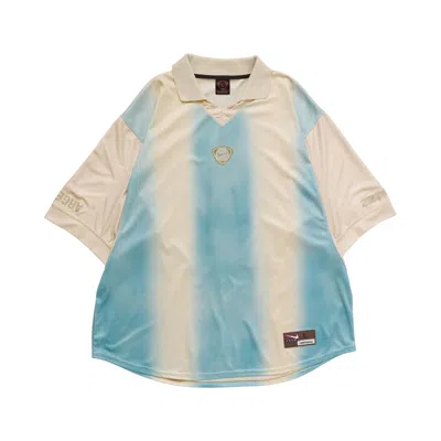 Pre-owned Cactus Jack By Travis Scott X Nike Argentina Total 90 Retro Jersey 'blue' | Men's Size L