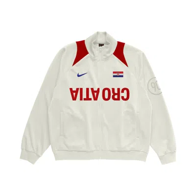 Pre-owned Cactus Jack By Travis Scott X Nike Croatia Total 90 Anthem Jacket 'white' | Men's Size M