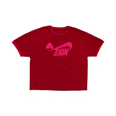 Pre-owned Cactus Jack By Travis Scott X Nike Heart Ringer Tee 'red' | Men's Size Xxl