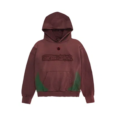 Pre-owned Cactus Jack By Travis Scott X Nike Portugal Total 90 Hoodie 'burgundy' | Red | Men's Size L