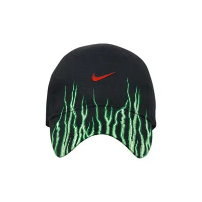 Pre-owned Cactus Jack By Travis Scott X Nike T-rexx Swoosh Hat 'black' | Men's Size Onesize