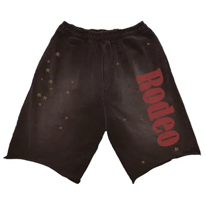 Pre-owned Cactus Jack By Travis Scott X Sp5der Days Before Rodeo Shorts 'brown'