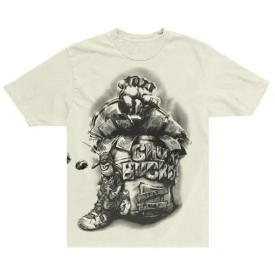 Pre-owned Cactus Jack By Travis Scott X Spongebob Chum Bucket Tee 'white' | Men's Size Xl