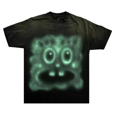 Pre-owned Cactus Jack By Travis Scott X Spongebob Krabby Patty Tee 'black' | Men's Size L