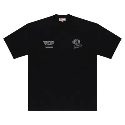Pre-owned Cactus Jack By Travis Scott X Virgil Abloh X Arch Traslochi Tee 'black' | Men's Size S