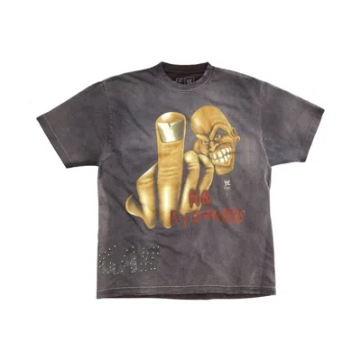 Pre-owned Cactus Jack By Travis Scott X Wwe No Bystanders T-shirt "stone Cold" Steve Austin 'black' | Men's Si