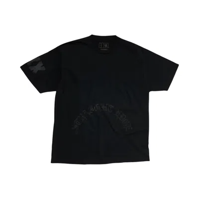 Pre-owned Cactus Jack By Travis Scott X Wwe Straight Edge T-shirt Cm Punk 'black' | Men's Size M