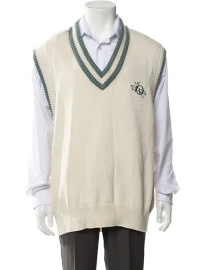 Pre-owned Cactus Jack Dior 2022 Cashmere Sweater Vest W/ Tags In Neutral