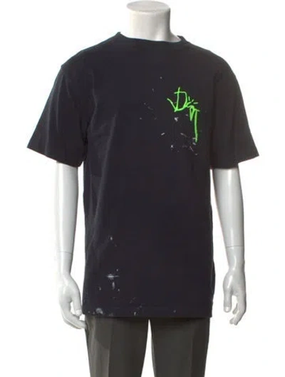 Pre-owned Cactus Jack Dior 2022 Graphic Print T-shirt In Blue