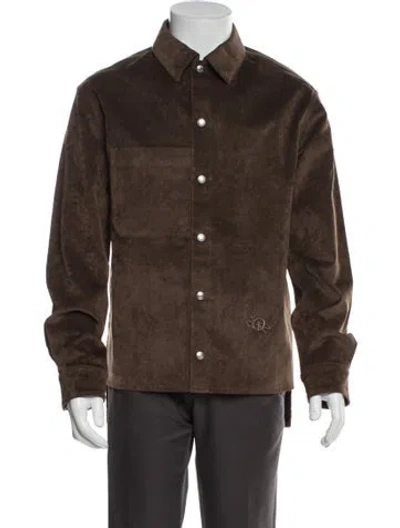 Pre-owned Cactus Jack Dior 2022 Signature Logo Shirt In Brown