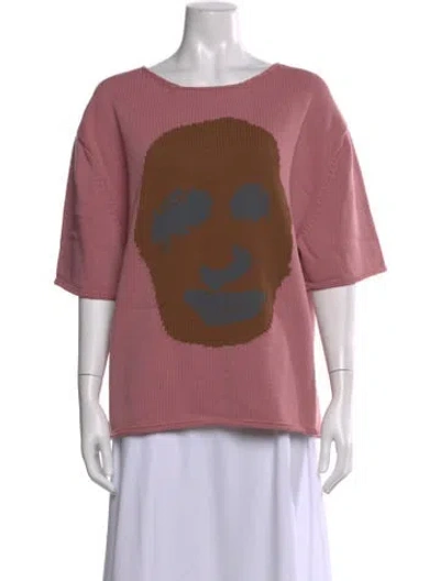 Pre-owned Cactus Jack Dior 2022 Wool Pullover In Pink