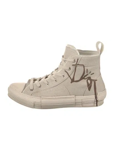 Pre-owned Cactus Jack Dior B23 'cream' Sneakers In Brown