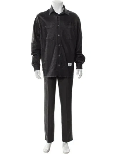 Pre-owned Cactus Jack Dior Oblique Jacquard Parka In Gray