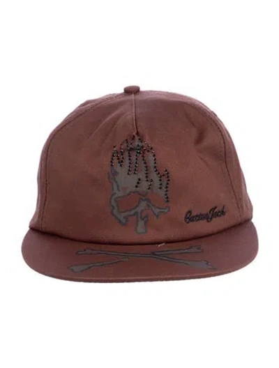 Pre-owned Cactus Jack Embellished Baseball Hat In Brown