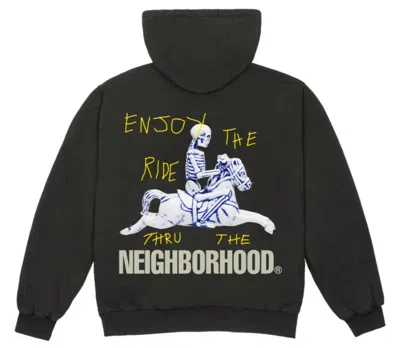 Pre-owned Cactus Jack For Neighborhood Carousel Hoodie Xl - Travis Scott Limited Merch In Black