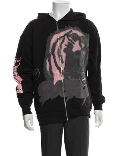 Pre-owned Cactus Jack Graphic Print Crew Neck Hoodie In Multi
