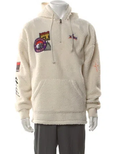 Pre-owned Cactus Jack Graphic Print Crew Neck Hoodie In Neutral