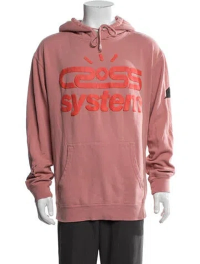 Pre-owned Cactus Jack Graphic Print Crew Neck Hoodie In Neutrals