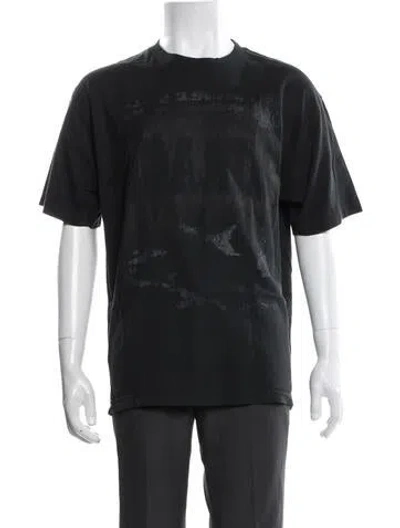Pre-owned Cactus Jack Graphic Print Crew Neck T-shirt In Blue
