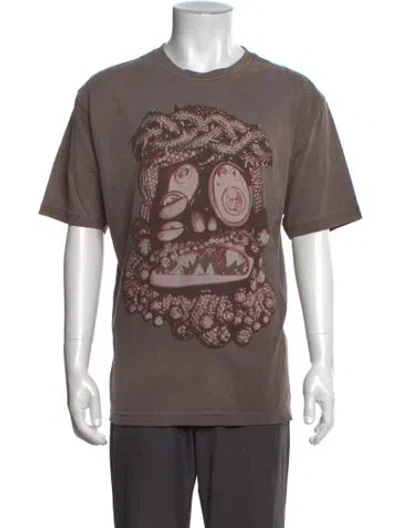 Pre-owned Cactus Jack Graphic Print Crew Neck T-shirt In Multicolor
