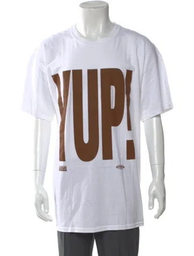 Pre-owned Cactus Jack Graphic Print Crew Neck T-shirt In Neutral