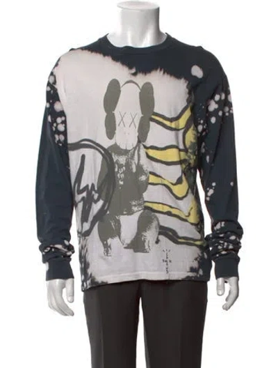 Pre-owned Cactus Jack Graphic Print Long Sleeve Shirt In Grey