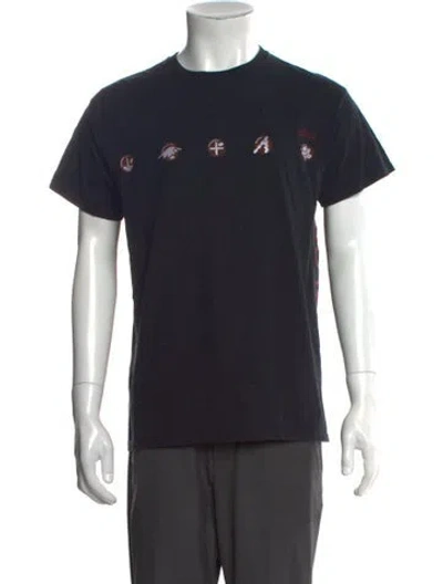 Pre-owned Cactus Jack Graphic Print Short Sleeve Shirt In Black