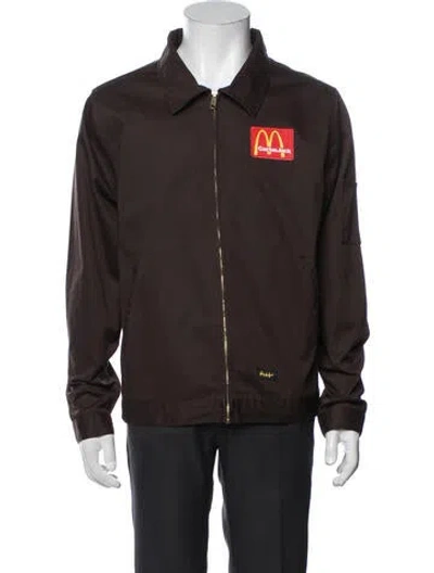 Pre-owned Cactus Jack X Mcdonalds Graphic Print Jacket In Brown