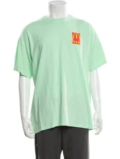 Pre-owned Cactus Jack X Mcdonalds Graphic Print T-shirt In Green