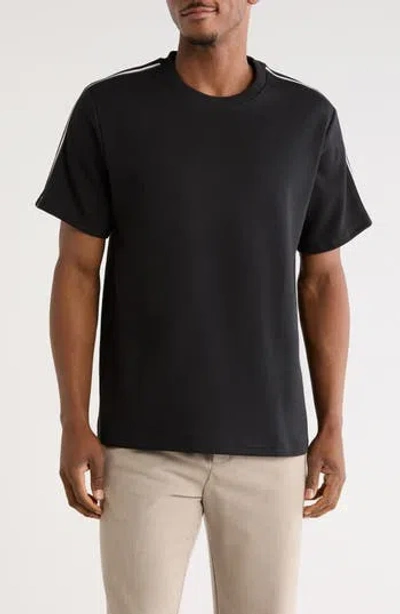 Cactus Man Cotton Blend Crewneck T-shirt In Black