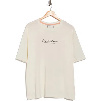 Cactus Man Enigmatic Destiny Graphic T-shirt In White
