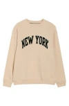 Cactus Man New York Fleece Graphic Sweatshirt In Multi