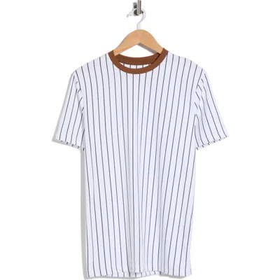 Cactus Man Stripe Crewneck T-shirt In Multi
