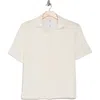 Shop Cactus Man Texture Short Sleeve Button-up Shirt In Cream