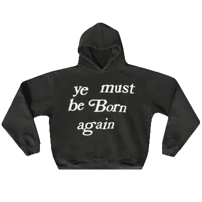 Pre-owned Cactus Plant Flea Market Born Again Hooded Sweatshirt 'coal' In Grey