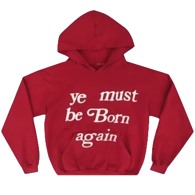Pre-owned Cactus Plant Flea Market Born Again Hooded Sweatshirt 'red'