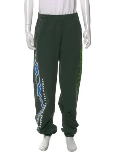 Pre-owned Cactus Plant Flea Market Coachella Weekend 2 Sweatpants In Green
