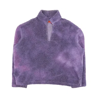 Pre-owned Cactus Plant Flea Market Cowboy Fleece Pullover 'purple' | Men's Size M