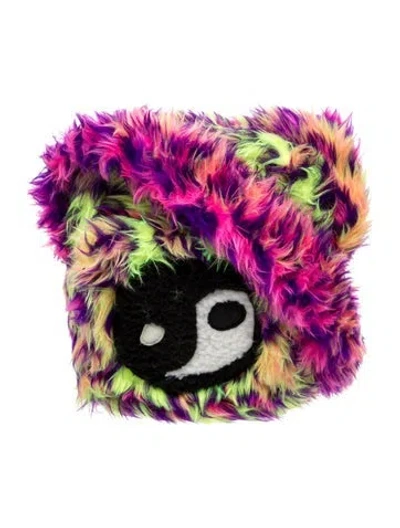 Pre-owned Cactus Plant Flea Market Fur Shoulder Bag 2024 In Multi
