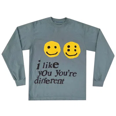 Pre-owned Cactus Plant Flea Market I Like You You're Different Long-sleeve Tee 'grey' | Men's Size L