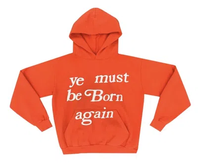 Pre-owned Cactus Plant Flea Market Men's  Born Again Hooded Sweatshirt In Orange