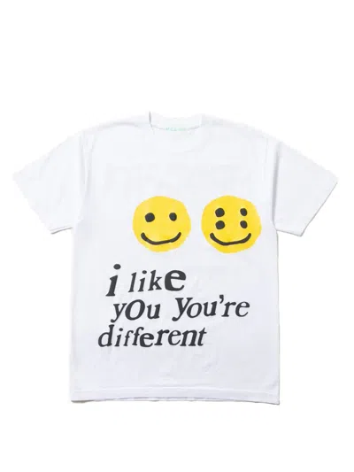 Pre-owned Cactus Plant Flea Market Men's  I Like You You're Different Tee Shirt In White