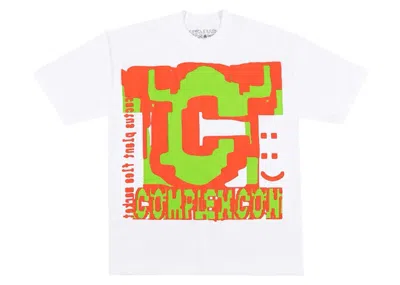 Pre-owned Cactus Plant Flea Market Men's  X Complexcon Tee Shirt (fw23) In White