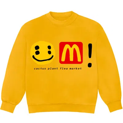 Pre-owned Cactus Plant Flea Market Men's  X Mcdonald's Cpfm Icons! Crewneck Sweatshirt In Golden Arches
