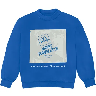Pre-owned Cactus Plant Flea Market Men's  X Mcdonald's Moist Towelette Crewneck Sweatshirt In Patient