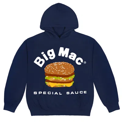 Pre-owned Cactus Plant Flea Market Men's  X Mcdonald's Team Big Mac Hoodie In Navy Blue